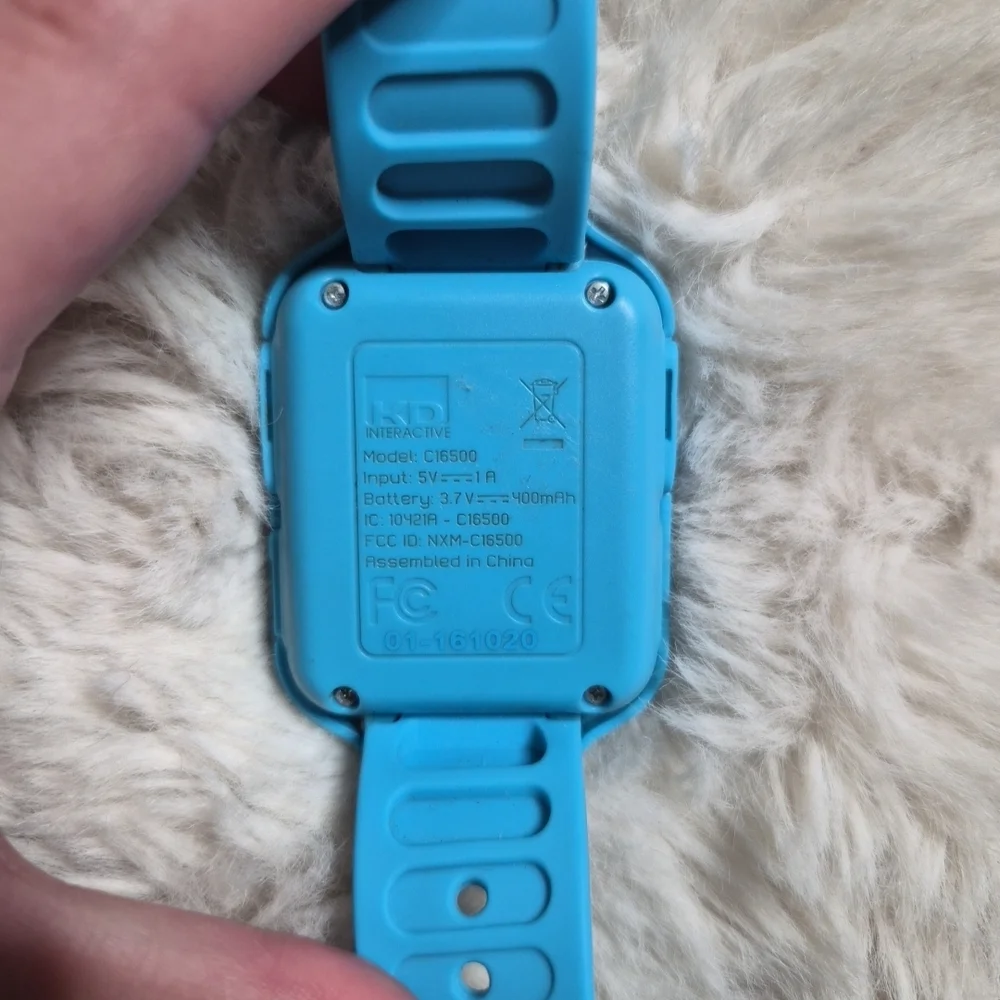 Kurio Kids Smartwatch Smart Watch C16500 Blue Rubber Band Fun Safety Education ✨